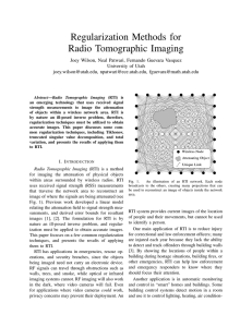 Regularization Methods for Radio Tomographic Imaging