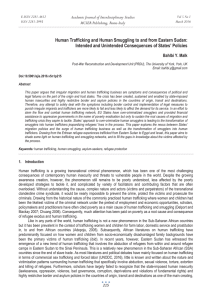 Human Trafficking and Human Smuggling to and from Eastern Sudan:
