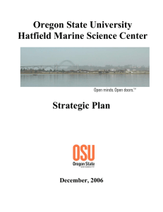 Oregon State University Hatfield Marine Science Center Strategic Plan