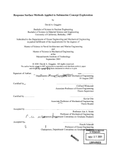 Response  Surface  Methods  Applied  to ...