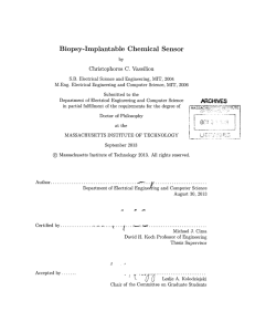 Biopsy-Implantable  Chemical  Sensor C.