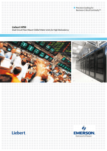 Liebert HPM Precision Cooling for Business-Critical Continuity™