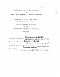 Signature  redacted redacted Signature