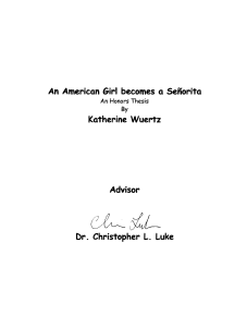 GLtL An  American  Girl  becomes  a ... Katherine  Wuertz Advisor