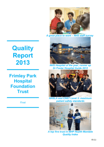Quality Report 2013
