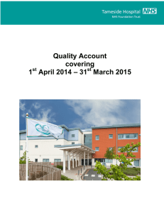 Quality Account covering – 31