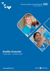 Quality Accounts 1 April 2014 – 31 March 2015