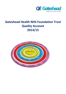 Gateshead Health NHS Foundation Trust Quality Account 2014/15