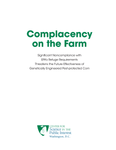 Complacency on the Farm