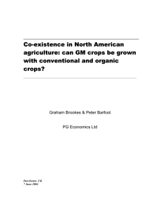 Co-existence in North American agriculture: can GM crops be grown