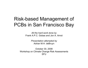 Risk-based Management of PCBs in San Francisco Bay