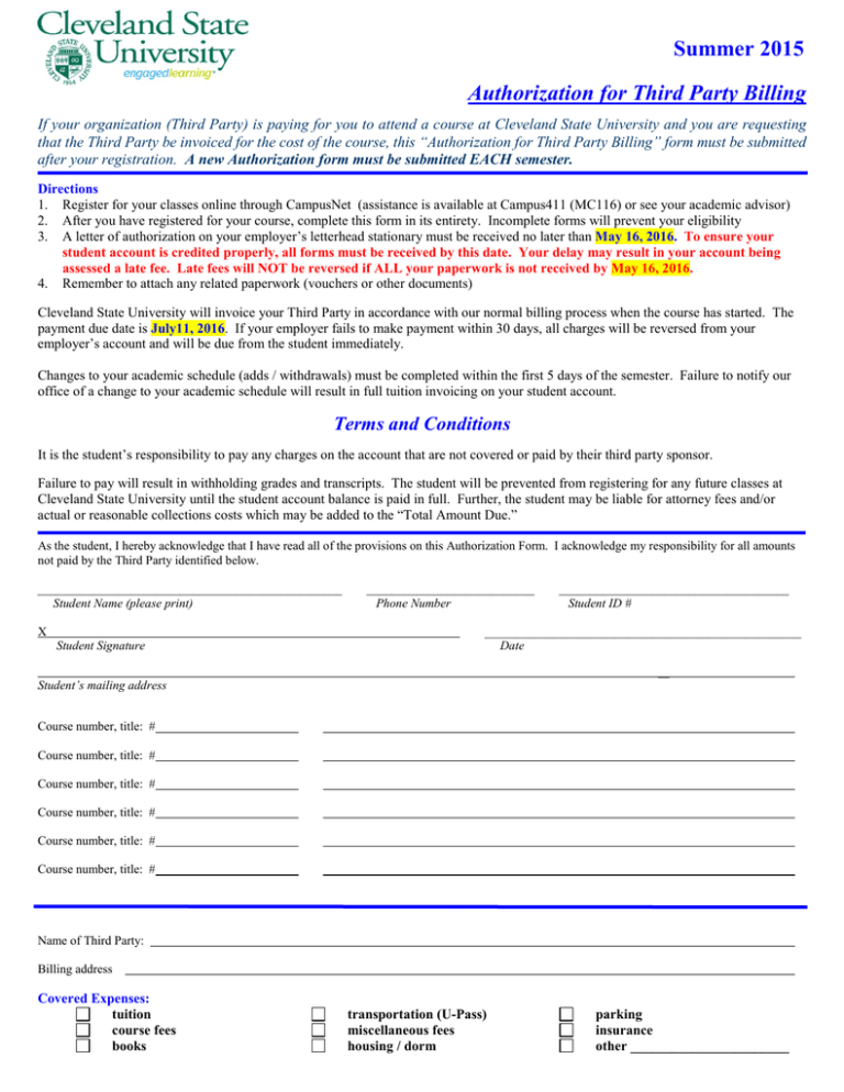 authorization-for-third-party-billing