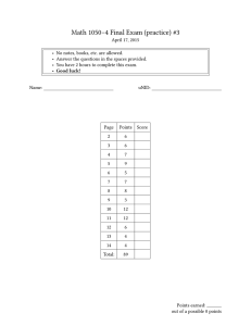 Math 1050–4 Final Exam (practice) #3