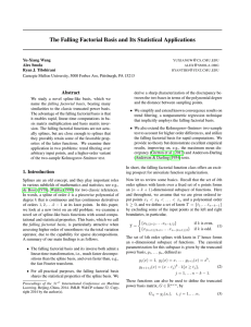 The Falling Factorial Basis and Its Statistical Applications