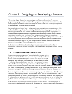 Chapter 2.   Designing and Developing a Program