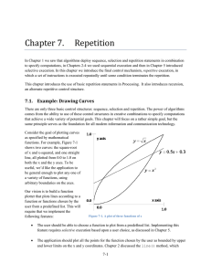 Chapter 7.    Repetition