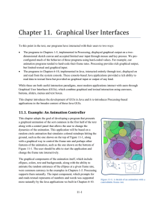 Chapter 11.   Graphical User Interfaces