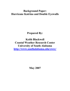 Background Paper: Hurricane Katrina and Double Eyewalls  Prepared By: