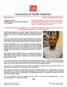 University of south Alabama