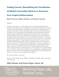 Trading Forests: Quantifying the Contribution of Global Commodity Markets to Emissions