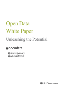 Open Data White Paper Unleashing the Potential #opendata