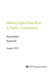 Making Open Data Real: #opendata #openuk