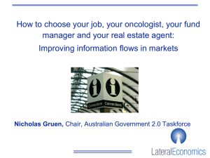 How to choose your job, your oncologist, your fund