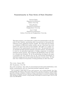 Nonstationarity in Time Series of State Densities
