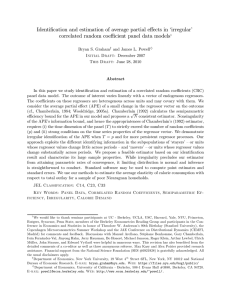 Identification and estimation of average partial eﬀects in ‘irregular’