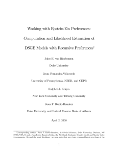 Working with Epstein-Zin Preferences: Computation and Likelihood Estimation of