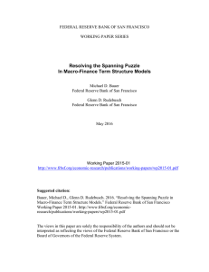 Resolving the Spanning Puzzle In Macro-Finance Term Structure Models