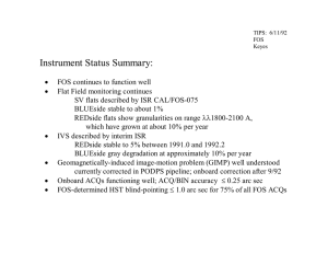 Instrument Status Summary: