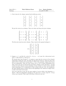 Math 2270 § 1. Third Midterm Exam Name: Practice Problems