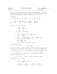 Math 3080 § 1. Second Midterm Exam Name: Solutions