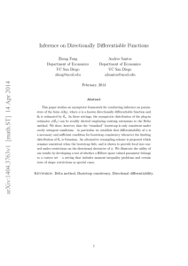 Inference on Directionally Differentiable Functions