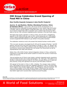 action  in OSI Group Celebrates Grand Opening of