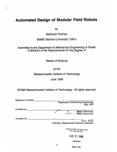 Automated  Design  of  Modular  Field ... by Nathaniel at