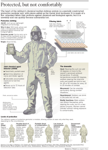 Protected, but not comfortably Protective clothing Filtering fabric JSLIST: