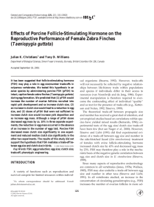 Effects of Porcine Follicle-Stimulating Hormone on the
