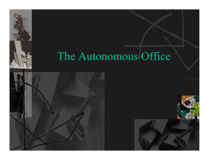 The Autonomous Office