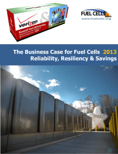 The Business Case for Fuel Cells  Reliability, Resiliency &amp; Savings 2013