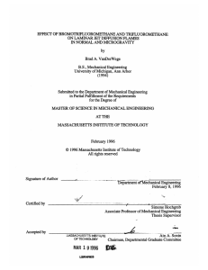 EFFECT OF BROMOTRIFLUOROMETHANE  AND TRIFLUOROMETHANE IN NORMAL  AND MICROGRAVITY