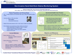 Non-Invasive Hand-Held Brain Edema Monitoring System