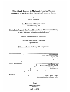 Using  Simple  Controls  to  Manipulate ... Application  to  the  Drum-Boy  Interactive ...