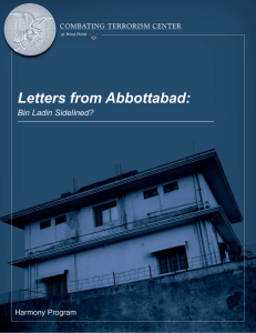 Letters from Abbottabad: Bin Ladin Sidelined? Harmony Program