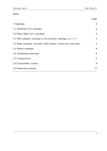 Topology notes Shiu-Tang Li Index Page