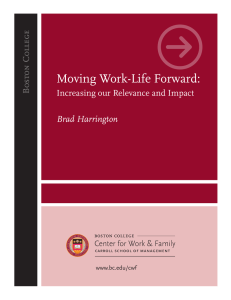 Moving Work-Life Forward: Brad Harrington e eg