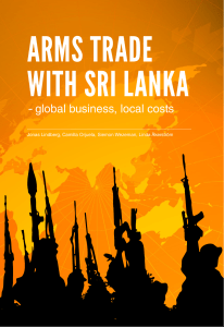 ARMS TRADE WITH SRI LANKA - global business, local costs