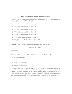 Notes and problems on the Lebesgue integral