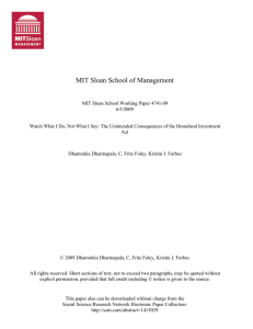 MIT Sloan School of Management